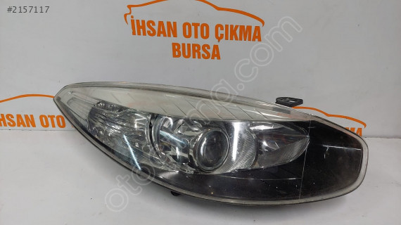 Fluence sağ far mercekli   siyah hatasız orijinal