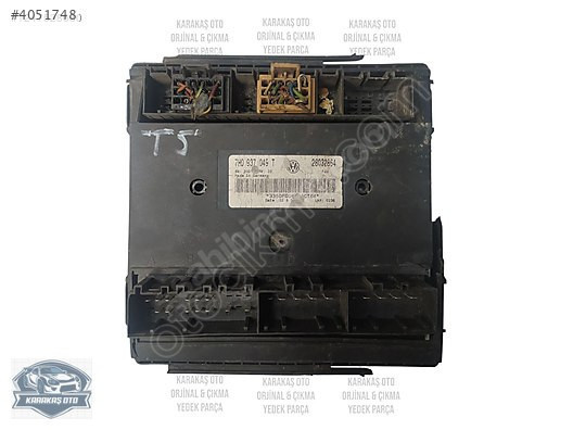 VOLKSWAGEN TRANSPORTER T5 BCM KONTROL MODÜLÜ BEYNİ 7H0937049T