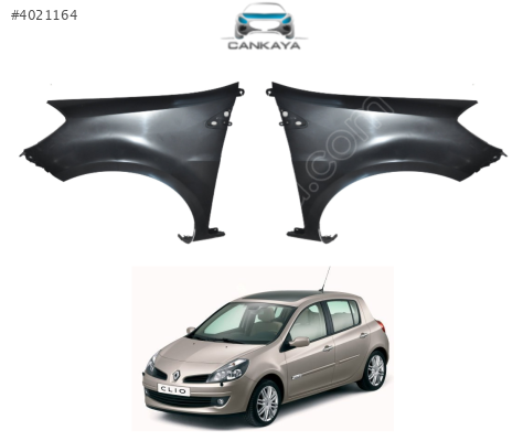 CLİO 3 HB  2005+ ÖN ÇAMURLUK SAĞ/SOL ADET FİYAT SIFIR 7701476102