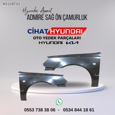 admire sağ ön çamurluk admire sıfır sağ ön çamurluk