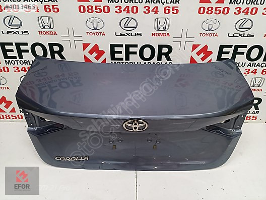 TOYOTA COROLLA BAGAJ KAPAĞI ÇIKMA ORİJİNAL PARÇA 2019-2024