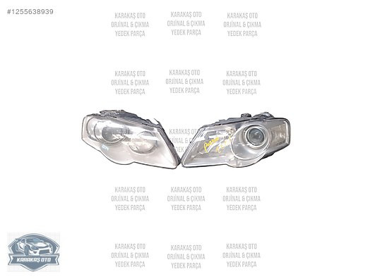 VOLKSWAGEN PASSAT SAĞ SOL FAR TAKIM ORJİNAL 3C0941005AA