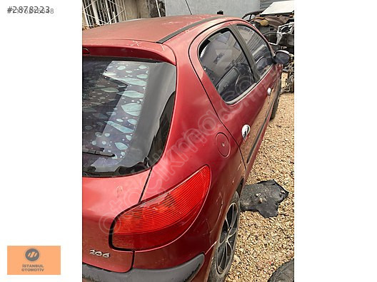 PEUGEOT 206 ORJINAL ÇIKMA SAĞ SOL ARKA KAPI 