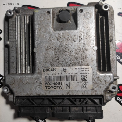 Toyota Yaris Motor Beyni 0281012516 89661-0D480 EDC16C10