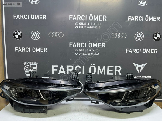 FİAT EGEA SAĞ-SOL TAKIM ÖN FAR ORJİNAL FULL LED