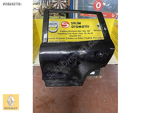 RENAULT KALEOS ÇIKMA ORJİNAL SOL ARKA KAPI VE DİĞER PARÇALARI