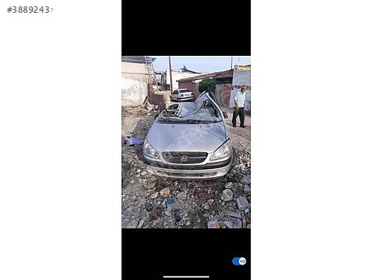 Hyundai getz çıkma orijinal motor kaputu