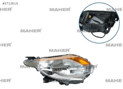 FAR SAĞ (ELEKTRİKLİ-MOTORSUZ-SARI) MİTSUBİSHİ L200 CR 15-19