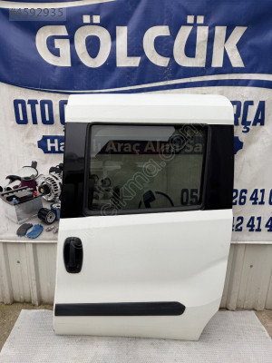 Fiat Doblo 4 Elektrikli Cam Sol Arka Sürgülü Beyaz Kapı ORJİNAL