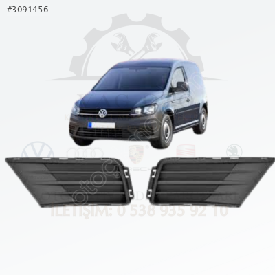 Caddy 2015 2020 Sağ Sol Tampon Izgara Kapakları 2K5853666E