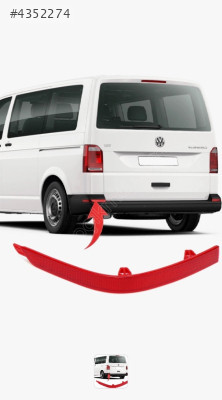 TRANSPORTER SOL ARKA TAMPON REFLEKTÖRÜ 2016-2021 7E0945105D