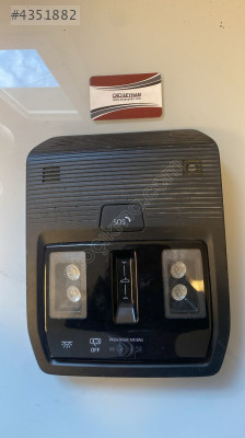 5H0959569H vw golf 8 R LİNE ön tavan lambası siyah renk