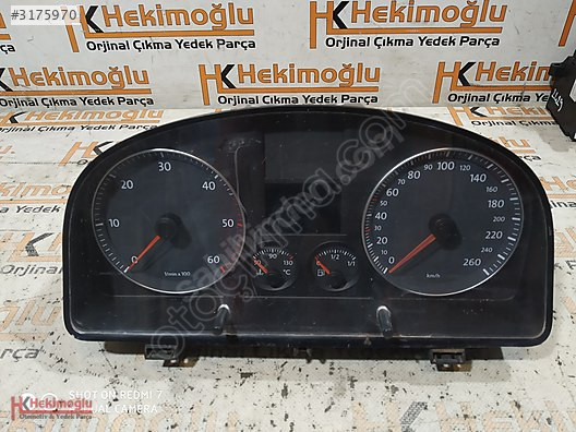 VOLKSWAGEN CADDY KM SAATİ KADRAN GÖSTEGE SAATİ 1T0920 863A VWZ7Z