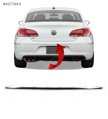 3C8807443B VW PASSAT CC 12-17 ARKA TAMPON ORTA KROMU