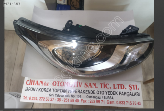 HYUNDAİ ACCENT BLUE 2011-2014 SAĞ-SOL FAR ADET FİYAT