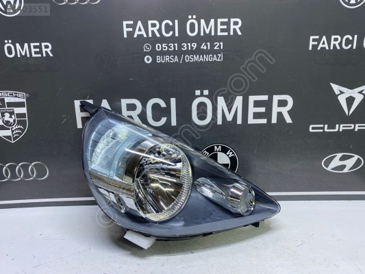 HONDA JAZZ 03-06 SAĞ ÖN FAR SIFIR SİYAH