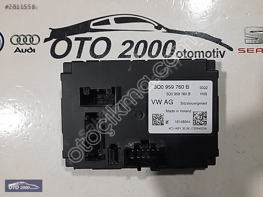 3Q0959760B PASSAT 2015-2019 KOLTUK KONTROL ÜNİTESİ