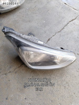 HYUNDAİ İ10 ORJİNAL SAĞ ÖN FAR AZ HASARLI 2013-2019