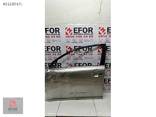 TOYOTA AVENSİS SOL ÖN KAPI ÇIKMA ORJİNAL YEDEK PARÇA 02-088