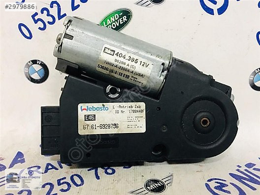BMW 3 SERİSİ E46 SUNROOF MOTORU 67616928756