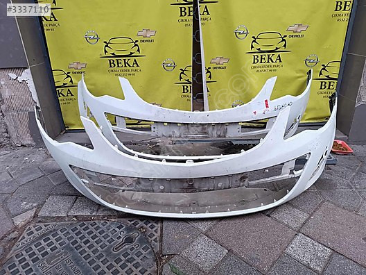 OPEL CORSA D ÖN TAMPON BEYAZ ÇIKMA ORJİNAL YEDEK PARÇA