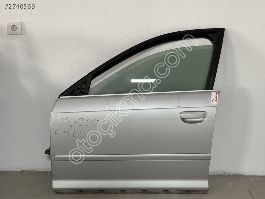 AUDİ A3 ÇIKMA ORJİNAL HATASIZ DOLU SOL ÖN KAPI 2004-12 N2