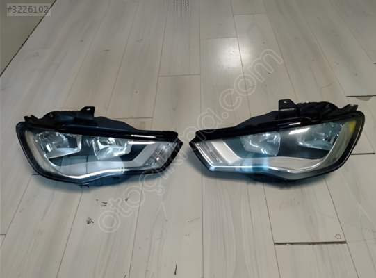 AUDİ A3 2013 SAĞ-SOL FAR DÜZ ÇIKMA ORİJİNAL
