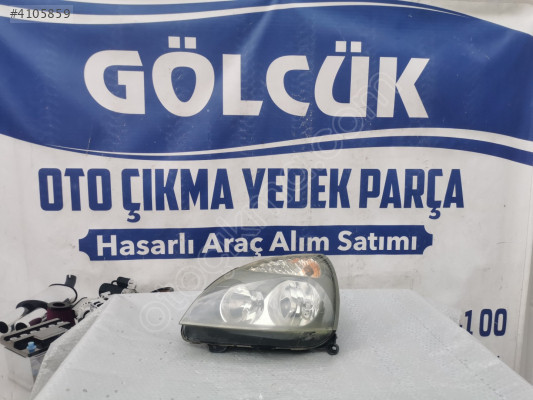 Renault Clio 2 Sol Ön Far Gri 2005/2008 ORJİNAL