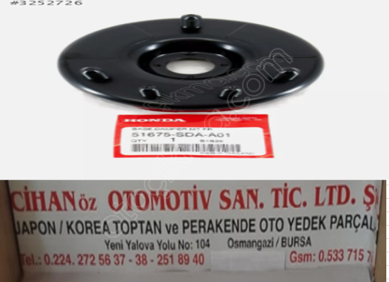 AMORTİSÖR KULE ÖN SAĞ-SOL ACCORD 98-03