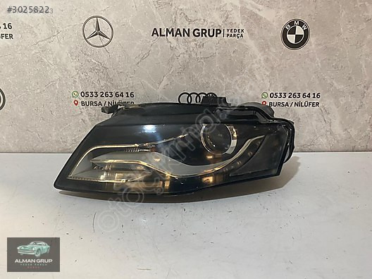 AUDİ A4 XENON SOL FAR ORJİNAL 2008-2011