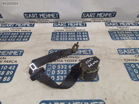 ÇIKMA RENAULT CLİO 4 SAĞ ARKA EMNİYET KEMERİ