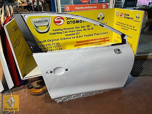 Orjinal Renault Clio4 Sağ Ön Kapı ve Diğer Çıkma Parçalar