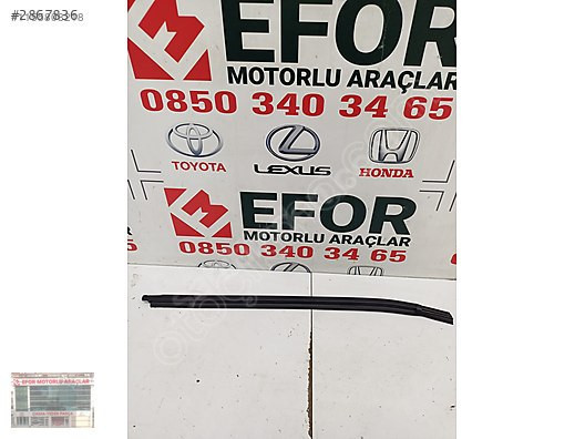 TOYOTA HILUX VİGO SIFIR ARKA SAĞ CAM ÇITASI