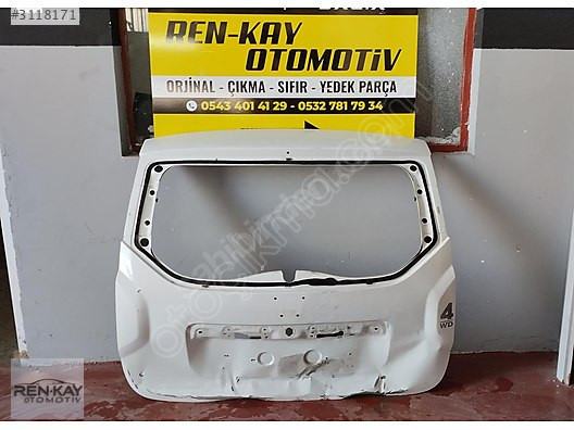 DACİA DUSTER 4 WD (4x4) BAGAJ KAPAĞI ORJ ÇIKMA RENKAY OTO