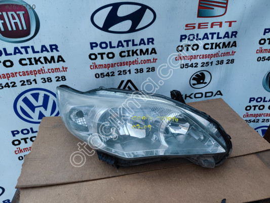Orijinal Toyota Corolla Sağ Ön Far - Oto Çıkma Parçalar