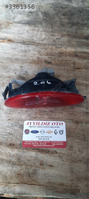 PEUGEOT 206 ARKA TAMPON REFLETTÖRÜ