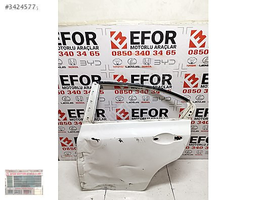 HONDA CİVİC FB7 ORJİNAL ÇIKMA SOL ARKA KAPI 13-16