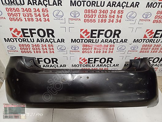 TOYOTA AURİS ARKA TAMPON ÇIKMA ORİJİNAL PARÇA 2007-2010
