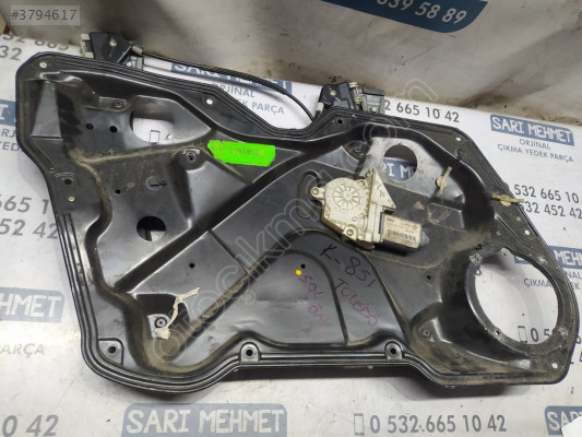 ÇIKMA SEAT TOLEDO SOL ÖN CAM KRİKOSU K-851