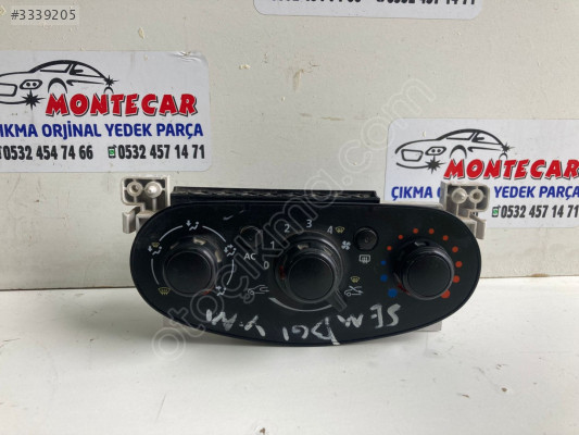 RENAULT  SYMBOL KLİMA KONTROL PANELİ ORJİNAL ÇIKMA MONTECAR
