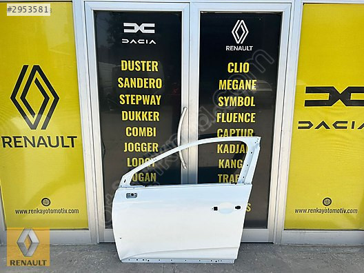 RENAULT CLİO 5 SOL ÖN KAPI BEYAZ ÇIKMA ORJ PARÇALARI RENKAY OTO