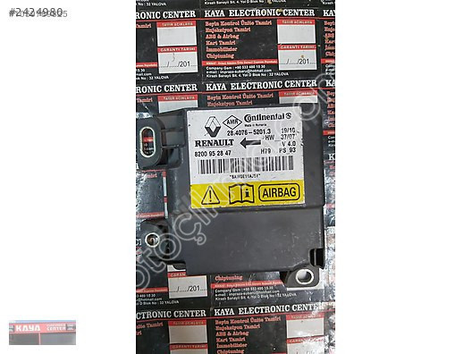 8200952847 DACİA DUSTER AİRBAG BEYNİ