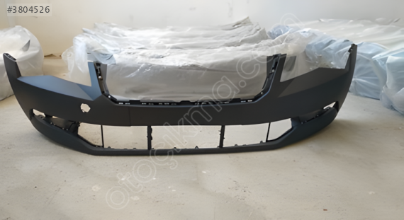 SKODA SUPER B ÖN TAMPON 2015-2023 FAR YIKAMASIZ DÜZ 3V0807218