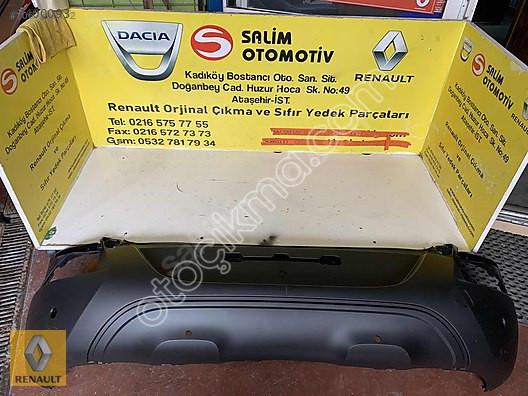 KADJAR ARKA TAMPON ORTA ORJİNAL SIFIR YEDEK PARÇALARI