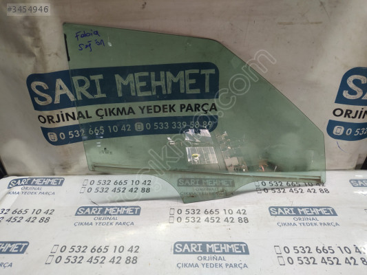 ÇIKMA SKODA FABİA SAĞ ÖN KAPI CAMI 43R-001025