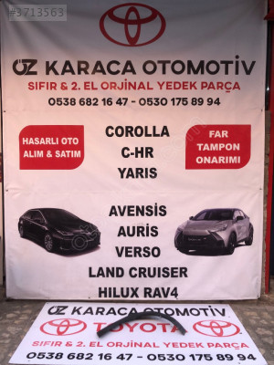 2020-2025 TOYOTA COROLLA ÇIKMA ORJINAL ÖN DODİK