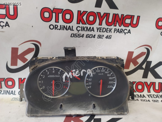 Nissan Micra gösterge saati orijinal çıkma