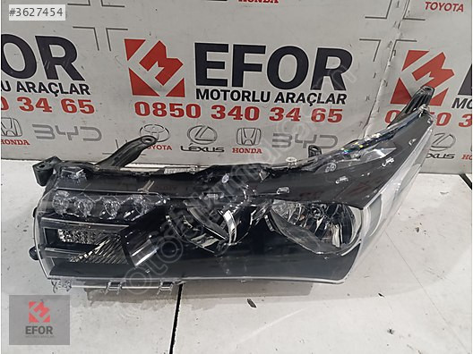 TOYOTA COROLLA SOL FAR ÇIKMA ORİJİNAL PARÇA 2013-2015