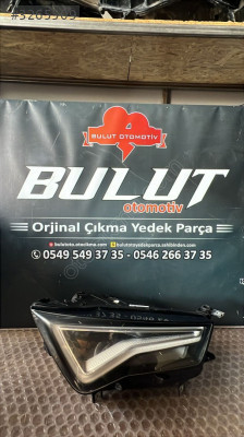 SEAT ATECA ORJİNAL ÇIKMA LEDLİ MERCEKLİ SAĞ FAR