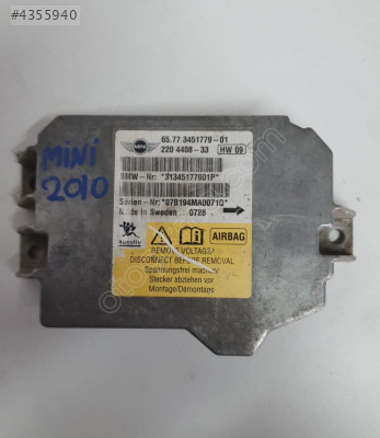 mini cooper s r56 2010 çıkma orjinal airbag beyni (son fiyat)